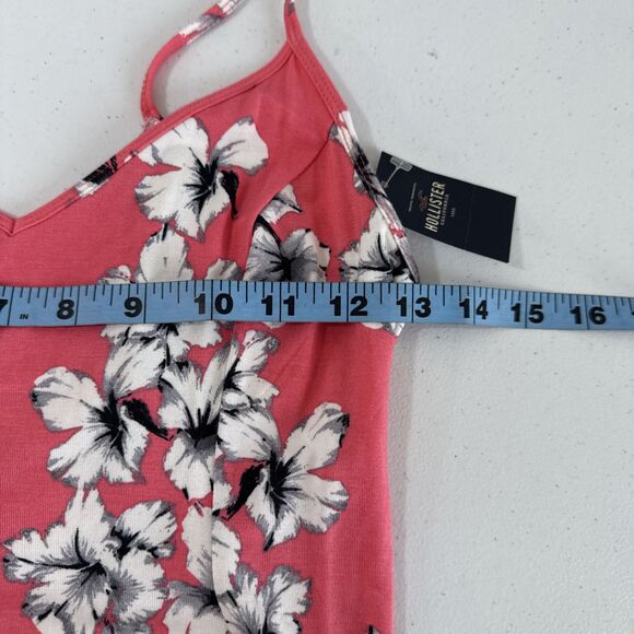 Hollister Mini Dress Womens Small Floral Babydoll Cottagecore 90s Y2K - Picture 6 of 9